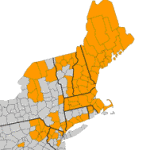 R. canadense distribution map