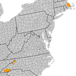R vaseyi distribution map